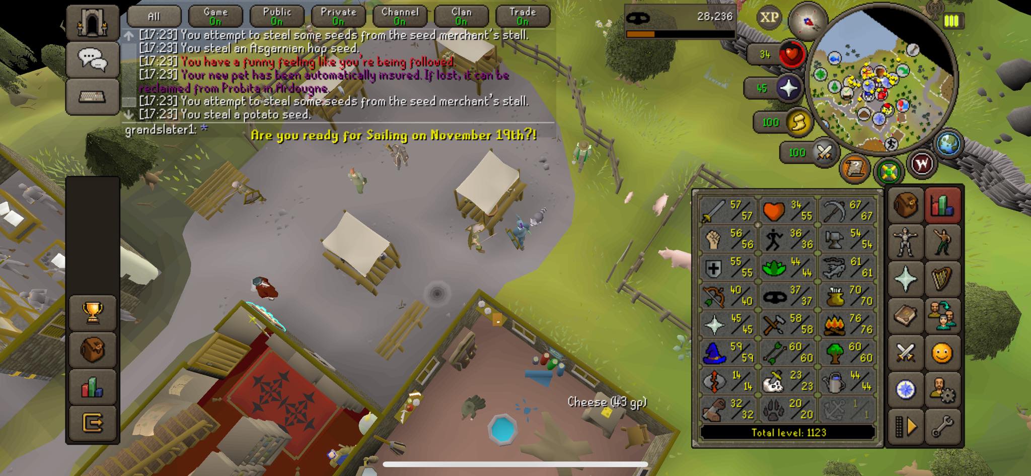 Runescape servers list